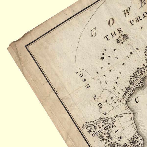 Clarke 1787 map, tetrad