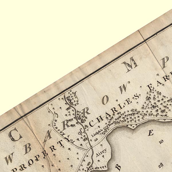Clarke 1787 map, tetrad