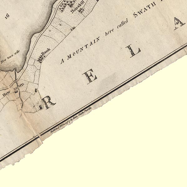 Clarke 1787 map, tetrad