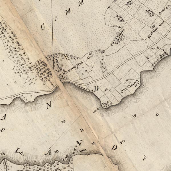 Clarke 1787 map, tetrad
