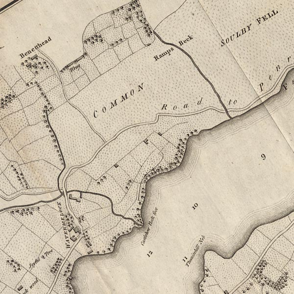Clarke 1787 map, tetrad