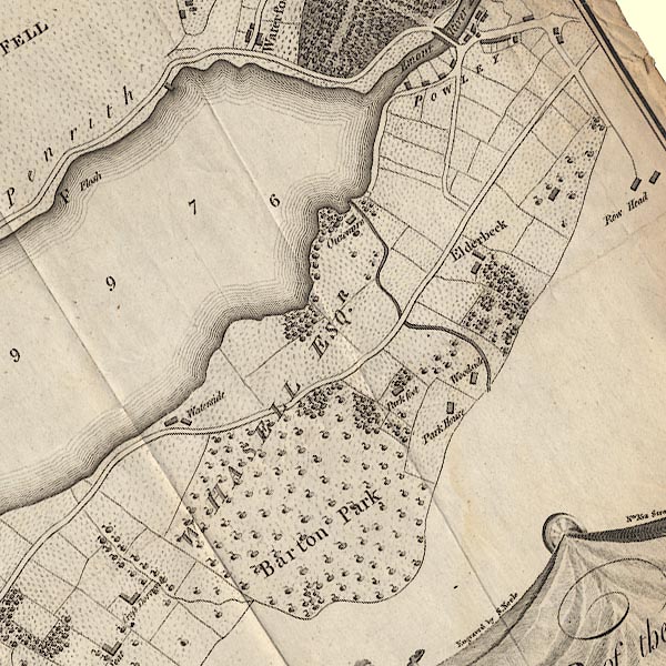 Clarke 1787 map, tetrad