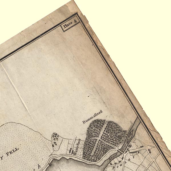 Clarke 1787 map, tetrad